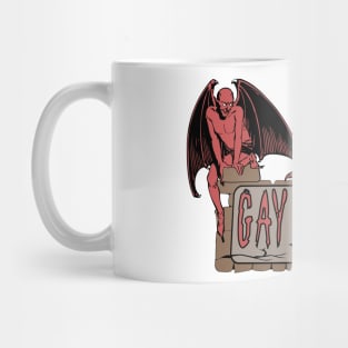 Gay As Hell - LGBTQ Pride, Meme, Demons Mug